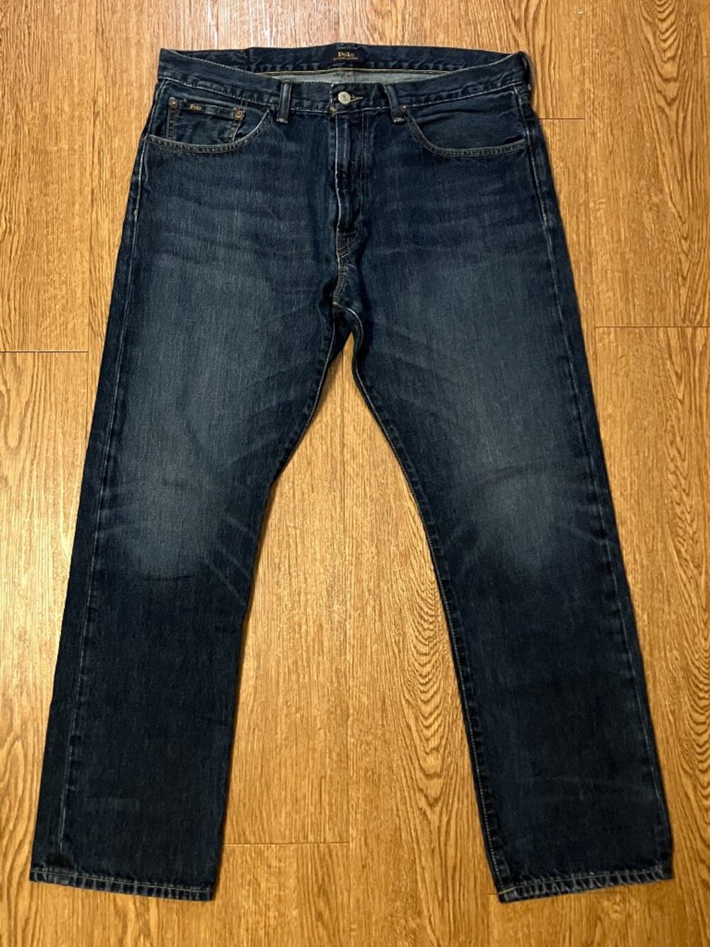 Polo Ralph Lauren Hampton Jeans Mens Relaxed Straight Cotton Denim
